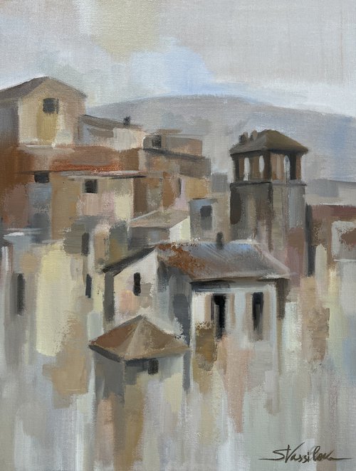 Town in Umbria II by Silvia  Vassileva