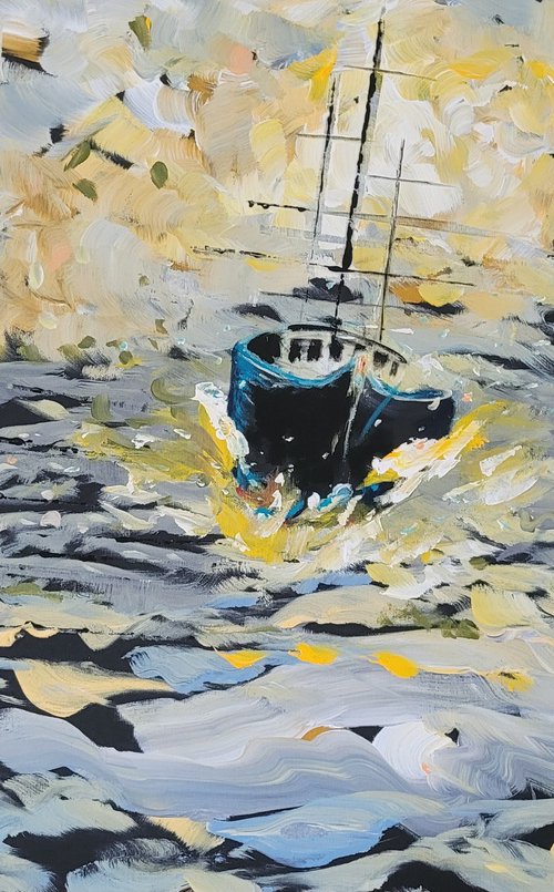 Stormy Sea by Kathrin Flöge