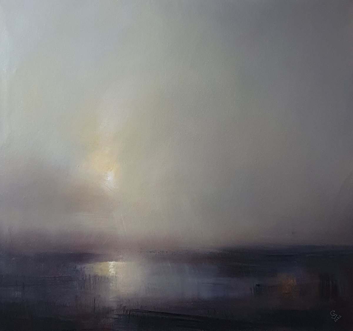Misty Sunrise ....Special Price W 80 x H 75 cm by Ivan Grozdanovski