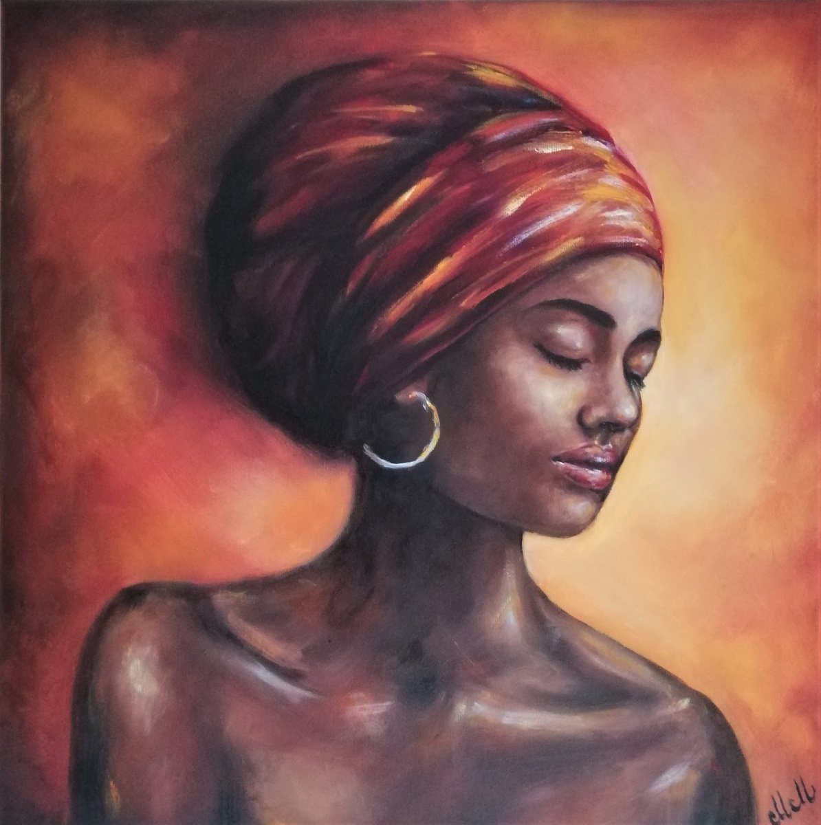 Afro American Beauty by Mateja Marinko