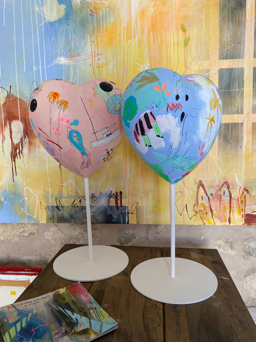 Expressive Landscape Sculpture By Bea Schubert, 12 X 23, Life Loves You No.8, Original Artwork