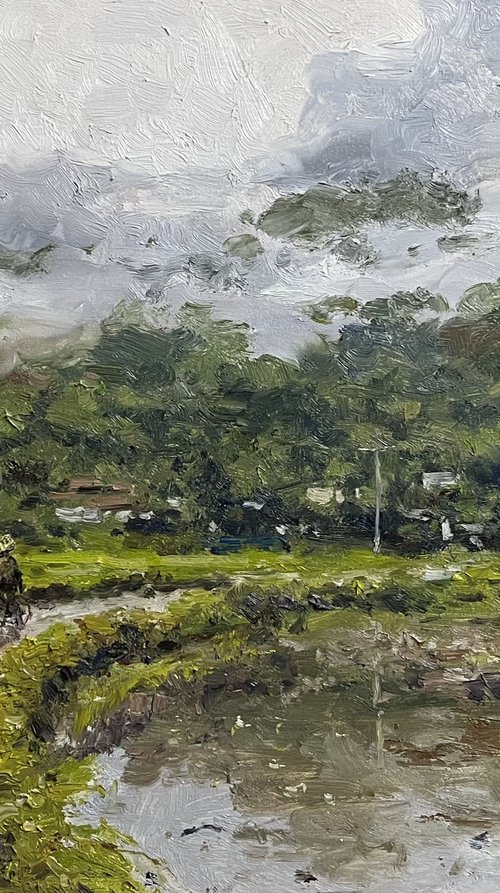 Rainy Atmosphere, Mountain Village by Sarawut Donrasri
