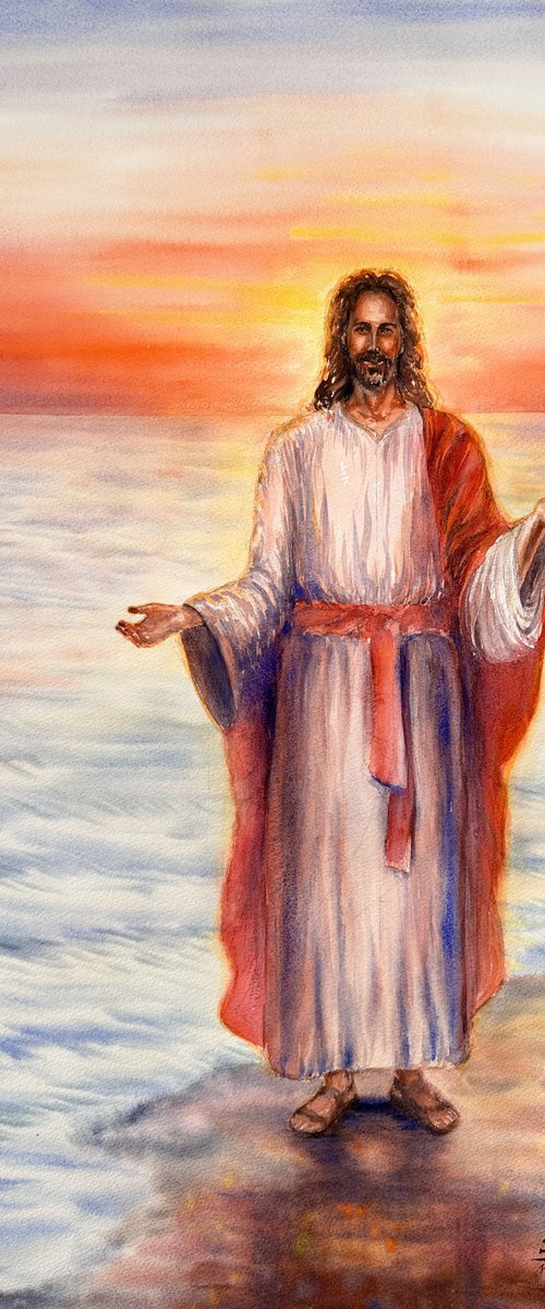 The Sun of Righteousness. Healing in His Rays by Oleksandra Padushyna