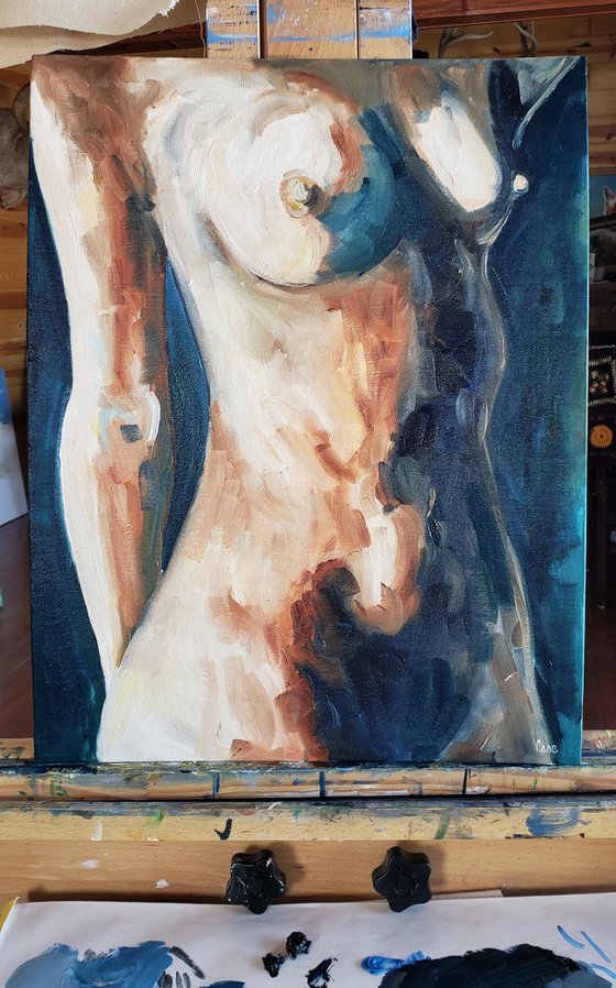 "Shadows" - Figure - Nude