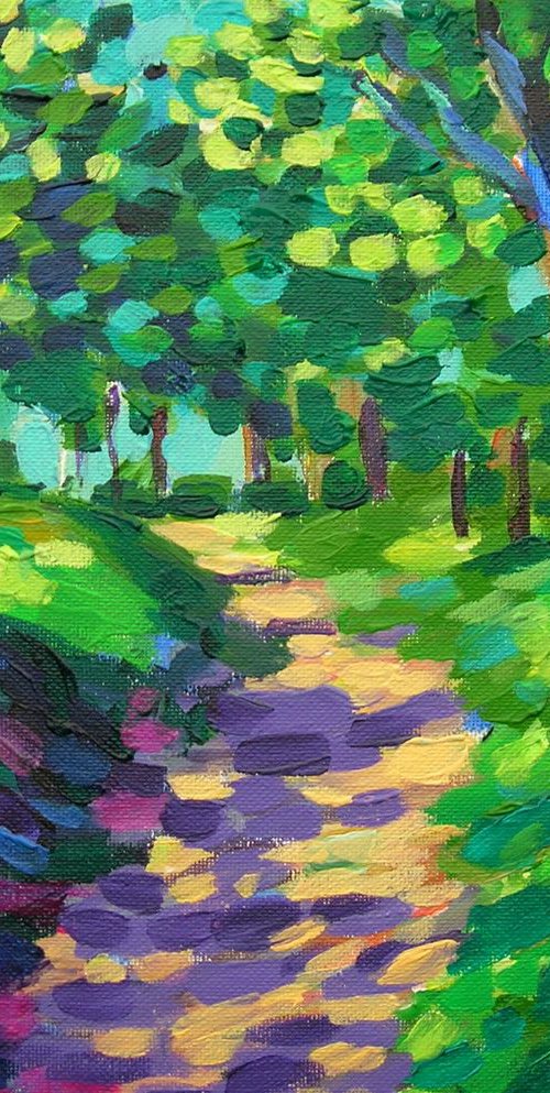 Walking up the path again by Maja Grecic