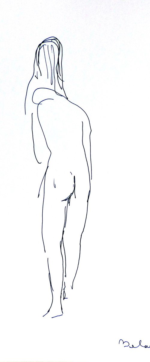 The Nude 2001-2, 21x29 cm by Frederic Belaubre