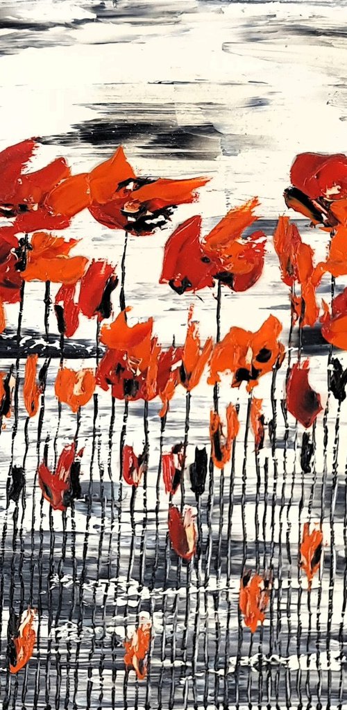 Flora Poppies 2 by Daniel Urbaník