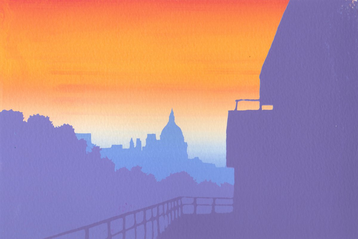 St Pauls from the National theatre by Ian Scott Massie