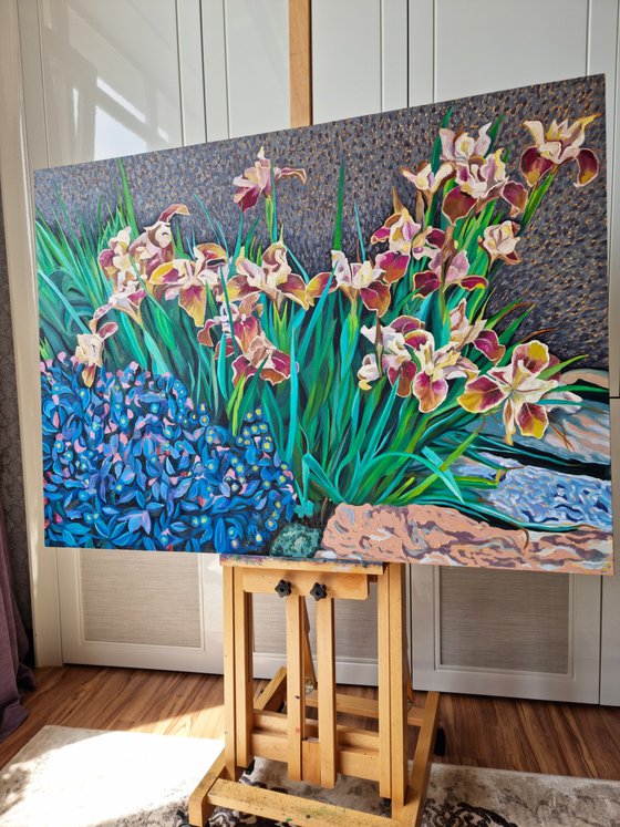 Copper Irises