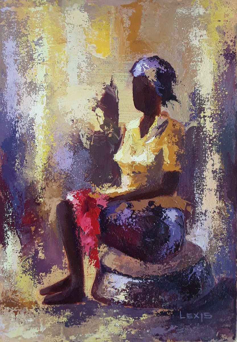 Humble Beginnings By Alex Mensah, 10 X 14, Artwork For Sale On Artfinder