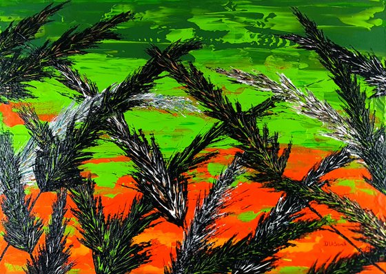 Grass In Green Color