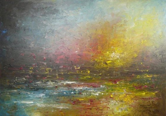 Loved Shore  (Large, 100x70cm)