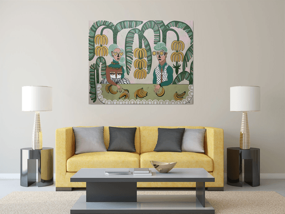 Love at the banana plantation