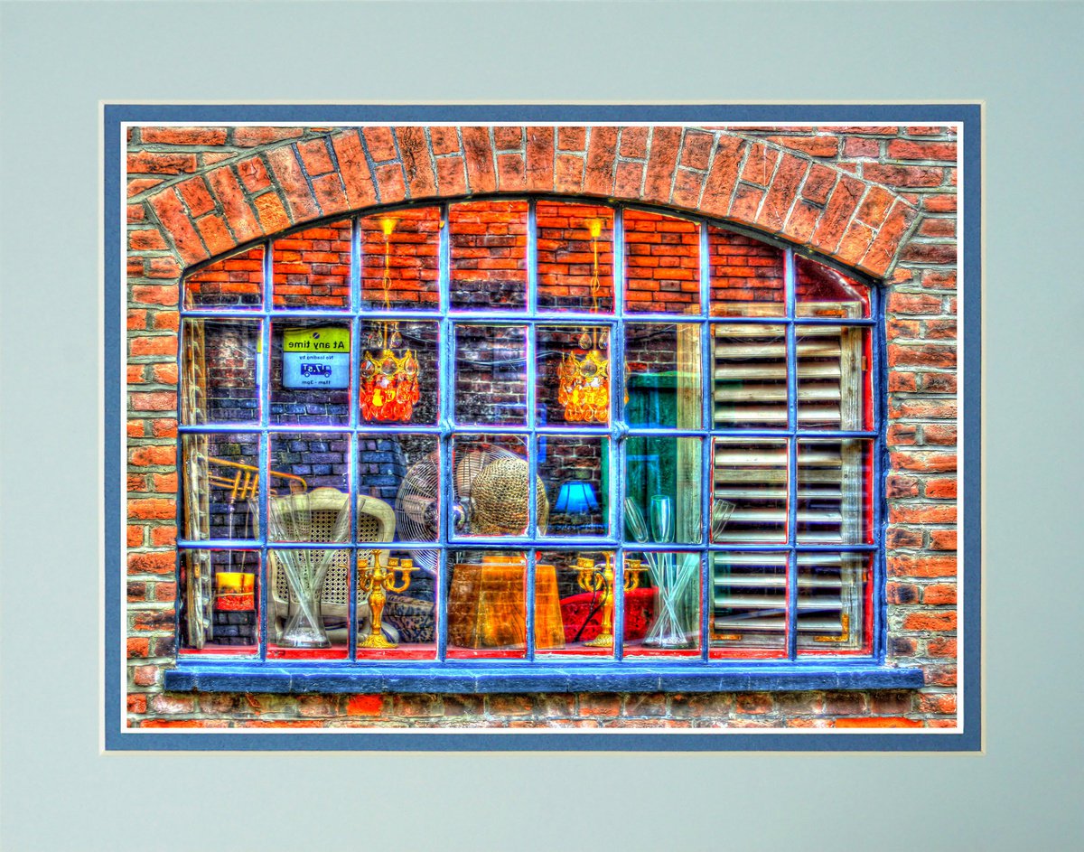 Cafe Window Reflections by Robin Clarke