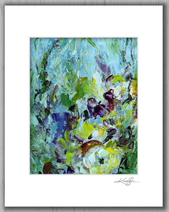 Floral Fall 30 - Floral Abstract Painting by Kathy Morton Stanion