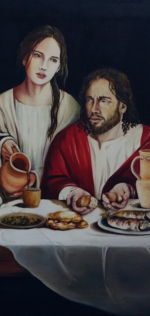 Cena in Emmaus by Anna Rita Angiolelli