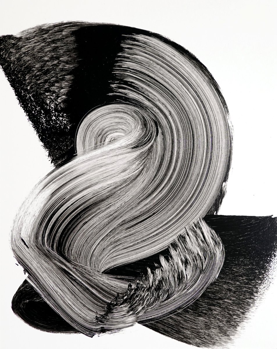 Expressive Abstract Acrylic Painting By Newel Hunter, 16 X 20", Cathedral Voices, Original Artwork