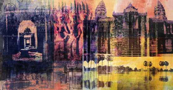 Cambodia Mixed Media V