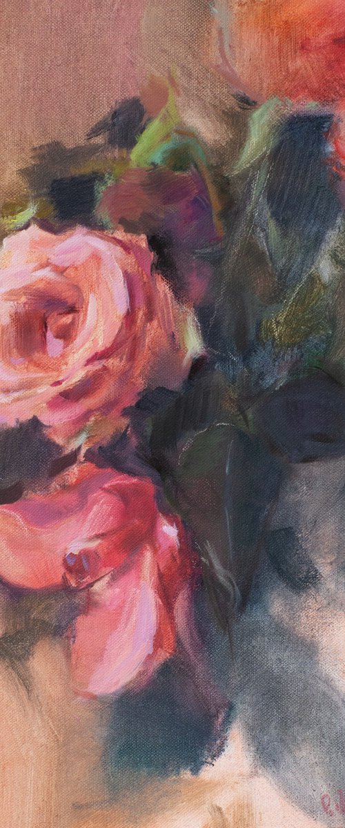 Spring roses by Oksana Shulga