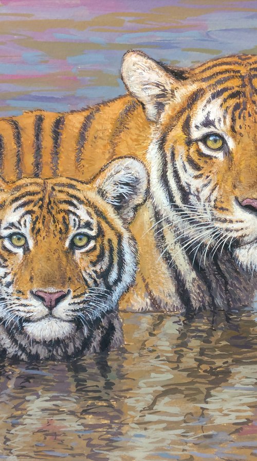 Mother and cub by Gabriel Hermida