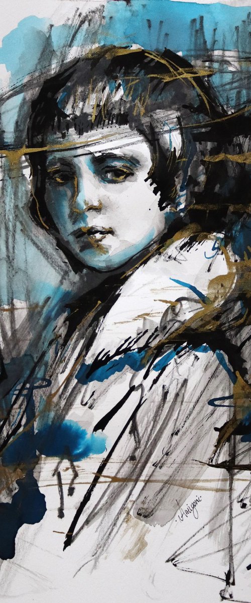 Blue Boy by Antigoni Tziora