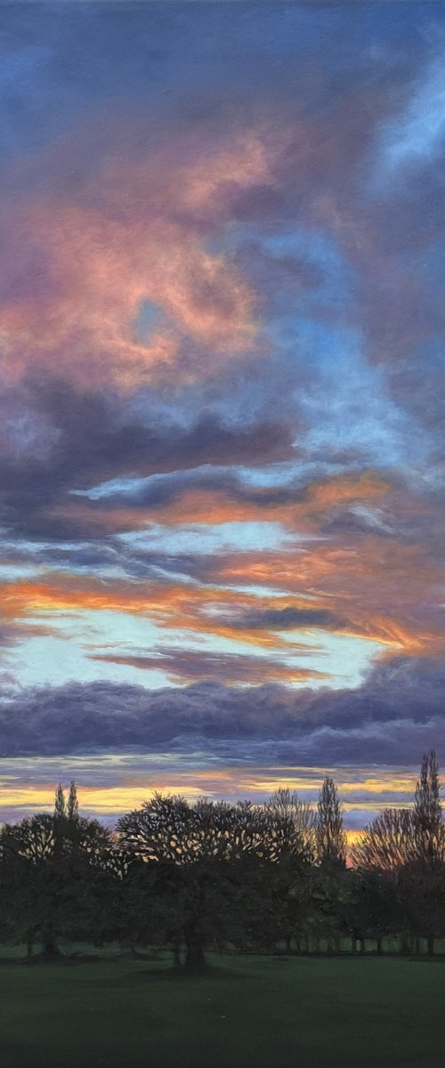 Sunset in the Park (XXX) by Diana Sandetskaya