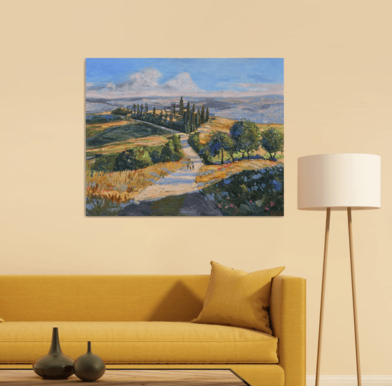 A Road Through Tuscany