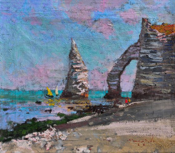 Morning in Etretat