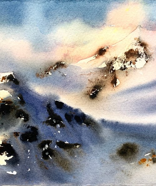 Pink peaks by Eugenia Gorbacheva