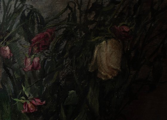 Withered flowers