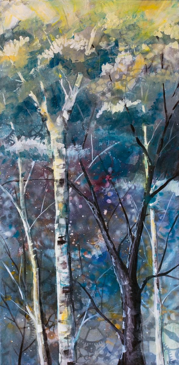 Trees in Blue and Black by Eliry Palettes