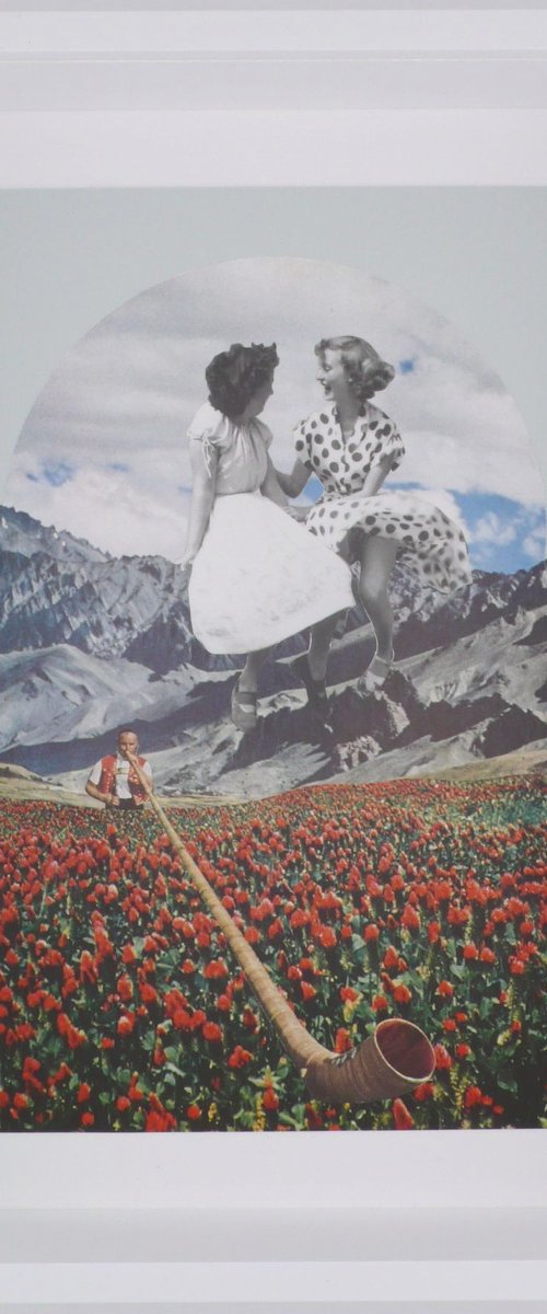 Two lips, To lips, Tulips by Paper Draper