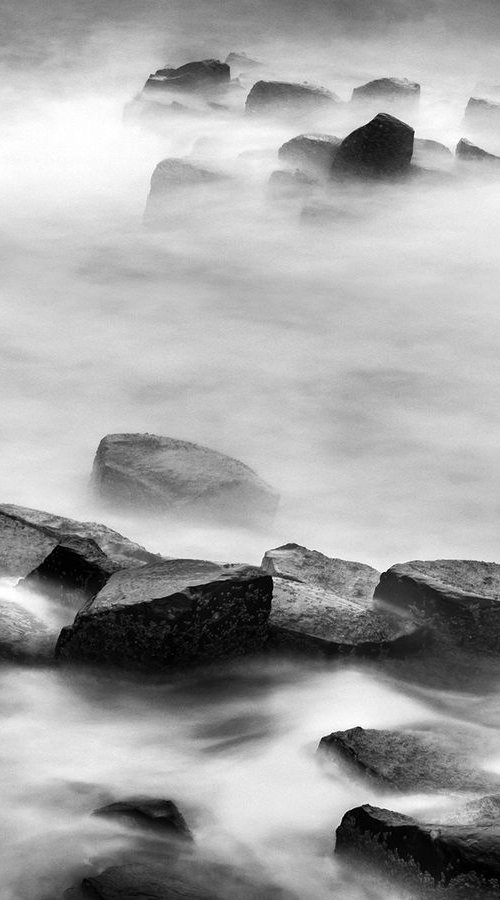 Rock forms at Giant's Causeway by Peter Zelei