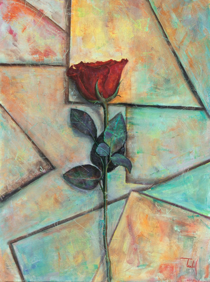 Photorealistic Botanical Oil Painting By Isabel Robledo, 18 X 24, Memories, Original Artwork