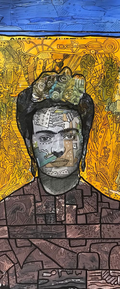 Portrait of Frida # 17 by Pavel Kuragin