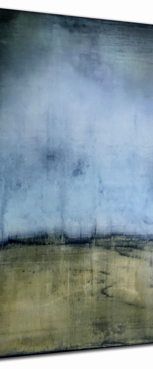 The Peace Found In A Dreary Day (36x48in) by Robert  Tillberg