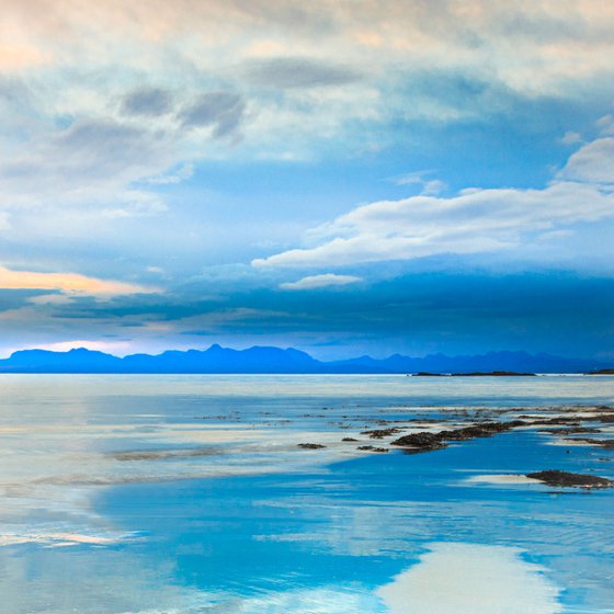 Impressionist Seascape - Reflecting on Blue