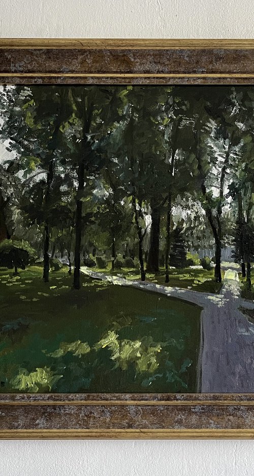 In the summer park by Mikhail Rak
