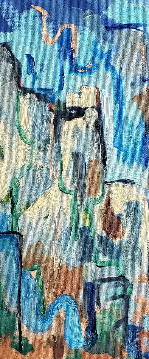 Search for Truth - Abstract - Landscape by Katrina Case