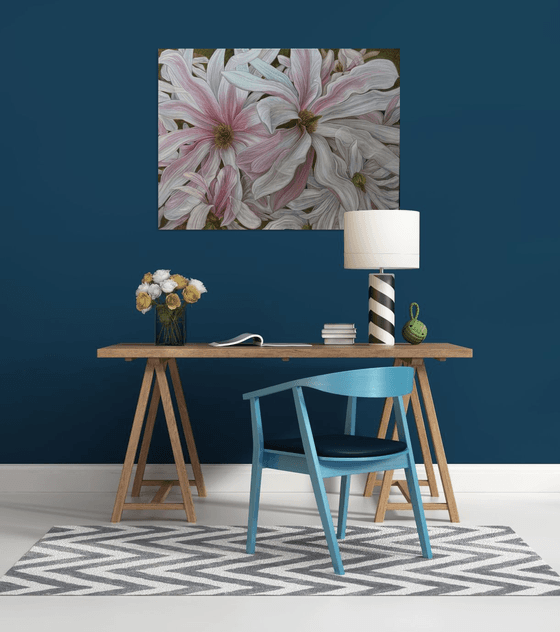 Ethereal Magnolia Bloom