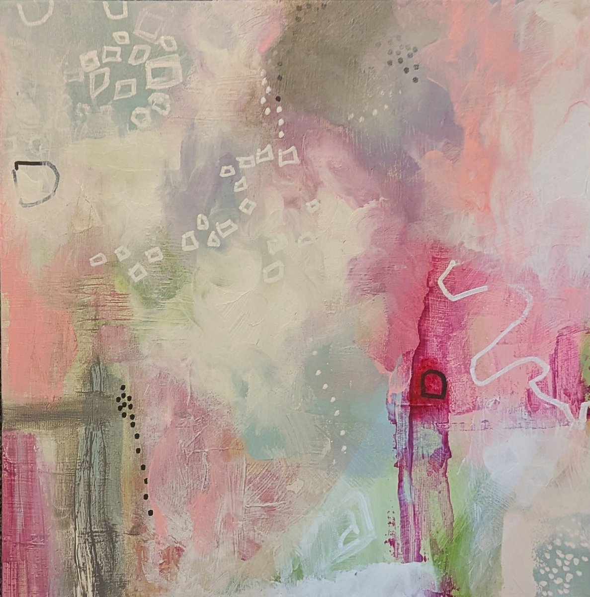 Musing 1 By Lisa Price, 12 X 12, Artwork For Sale On Artfinder