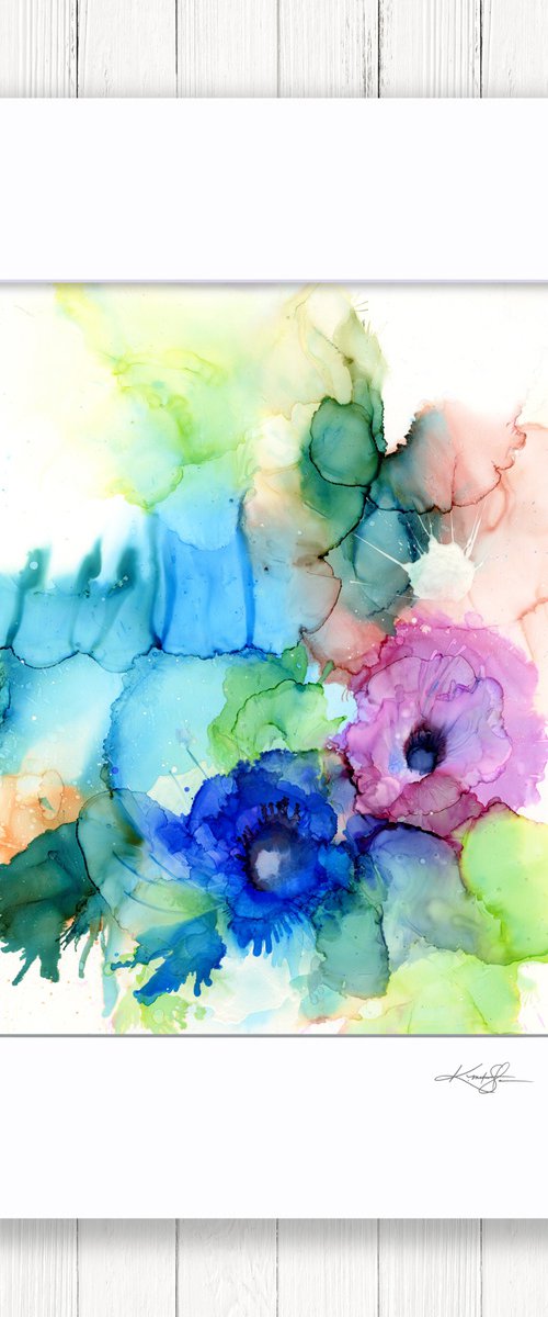 Ethereal Magic 8 - Floral Abstract Painting by Kathy Morton Stanion by Kathy Morton Stanion