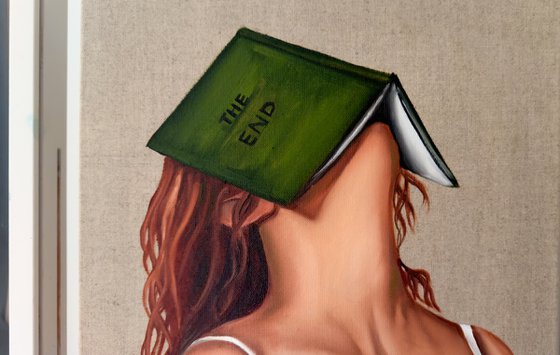 Girl with Green Book