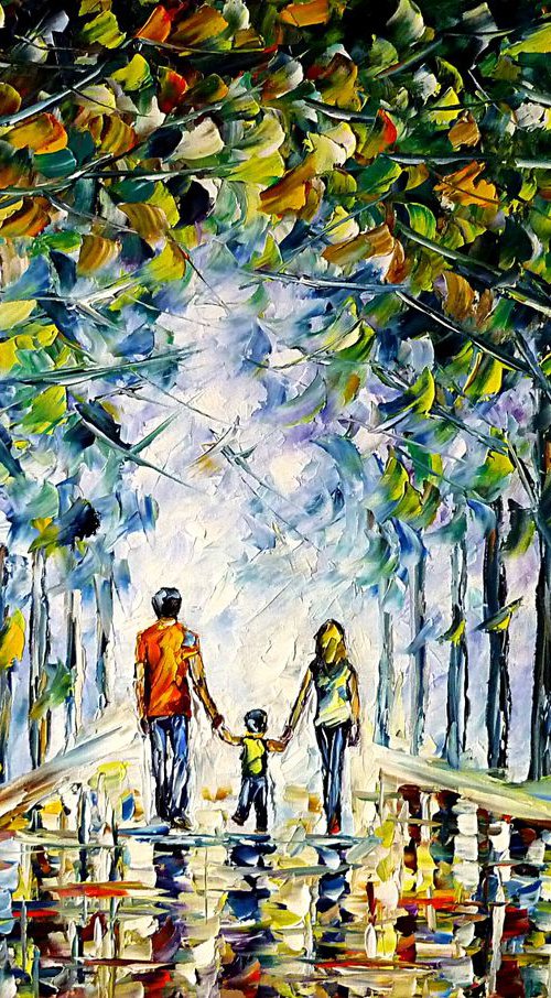 Family walk by Mirek Kuzniar