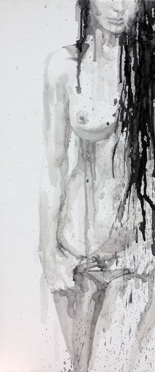 wet intelligent creature by Alexandr Klemens