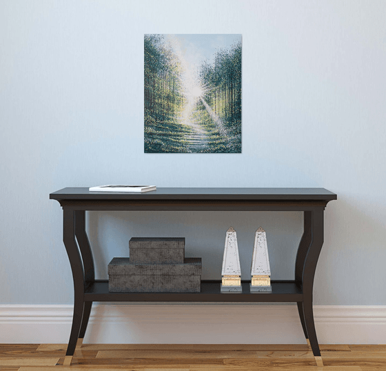 Dawn Light Through Trees