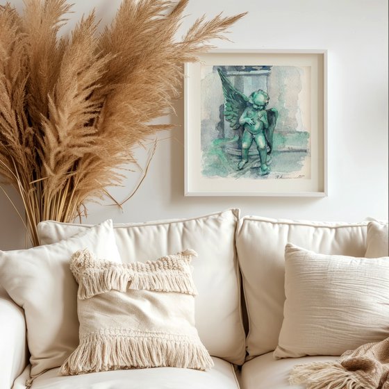 Verdigris Angel, La Napoule