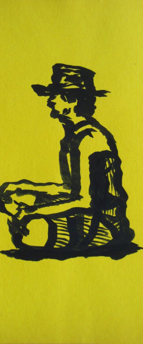 Sitting Woman by Aleksandar Bašić