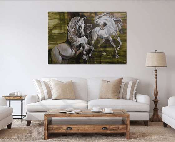 Dance with me. Horses