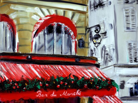 Christmas at Bar Marche, Paris